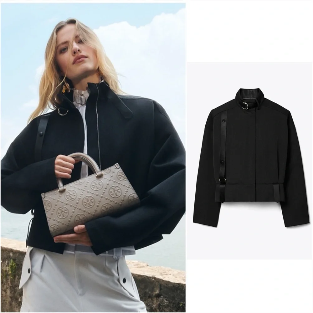 NWT Tory Burch WOOL BOMBER JACKET $1,298